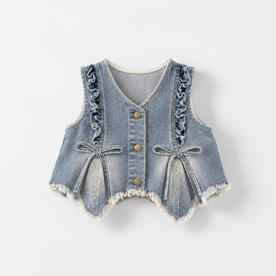 DenimBelle – Trendy & Schattig – 3-Delige Kinder Set met Denim