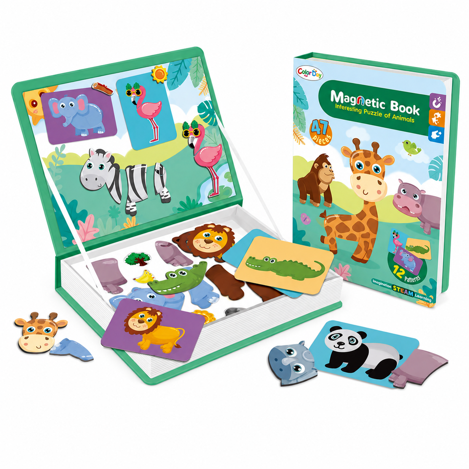 MagniPlay – Educatief & Creatief – Magnetisch Puzzelboek