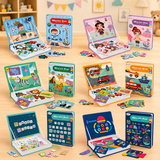 MagniPlay – Educatief & Creatief – Magnetisch Puzzelboek
