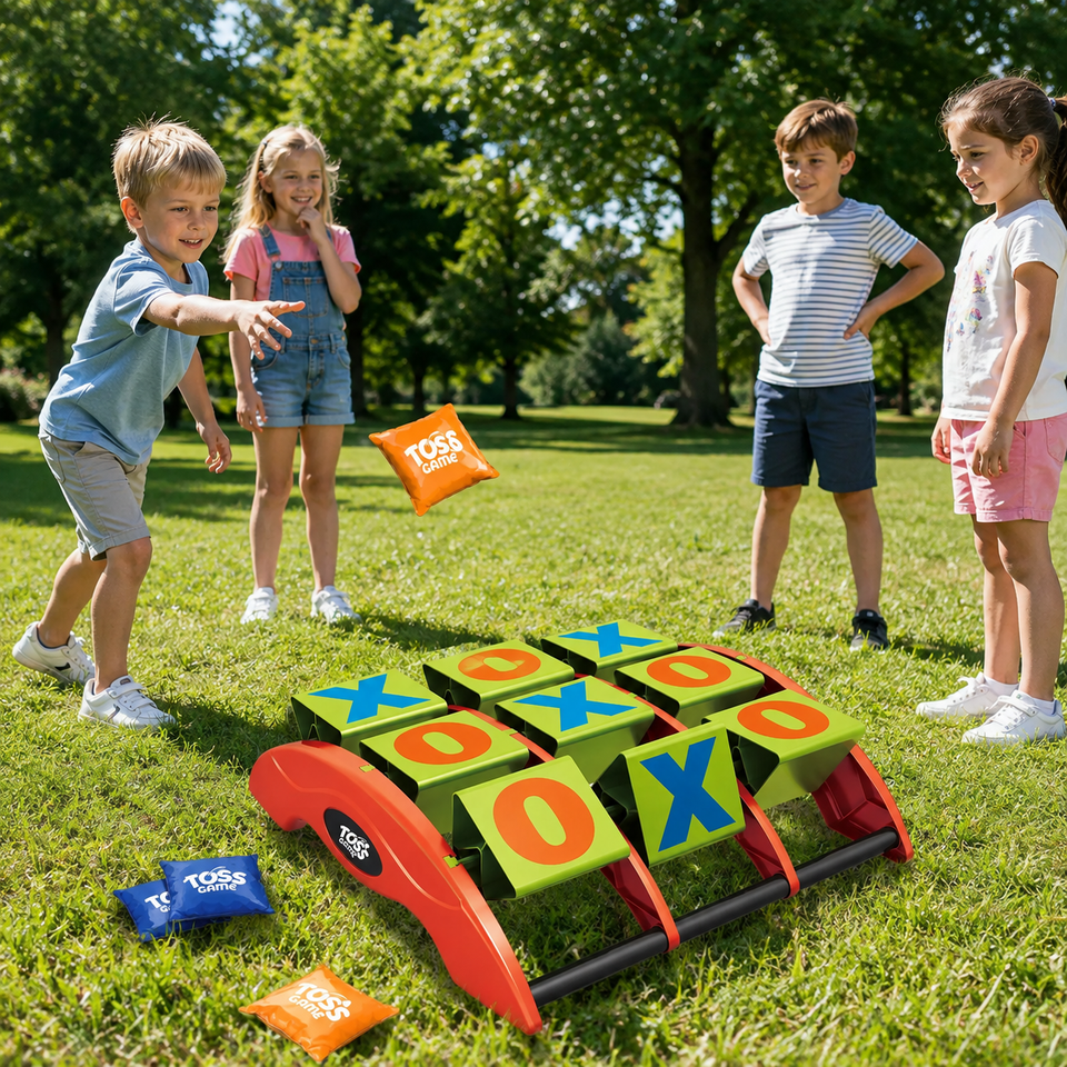 SkillShot – Sportief & Uitdagend – Pittenzak 'Boter-kaas-en-eieren' Spel