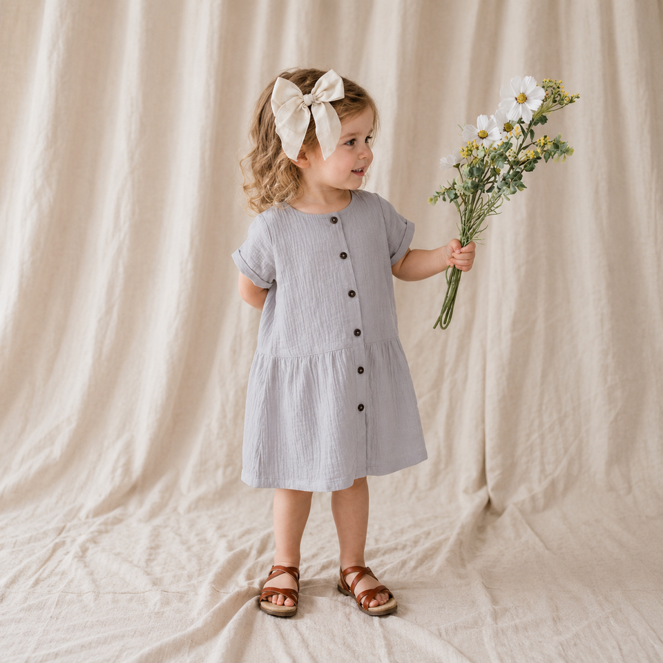 LunaDress – Elegant & Luchtig – Kinder Jurk met A-Lijn Pasvorm