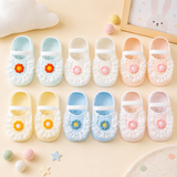 SweetFeet – Zacht & Schattig – Baby Sokken met Bloemen en Kanten