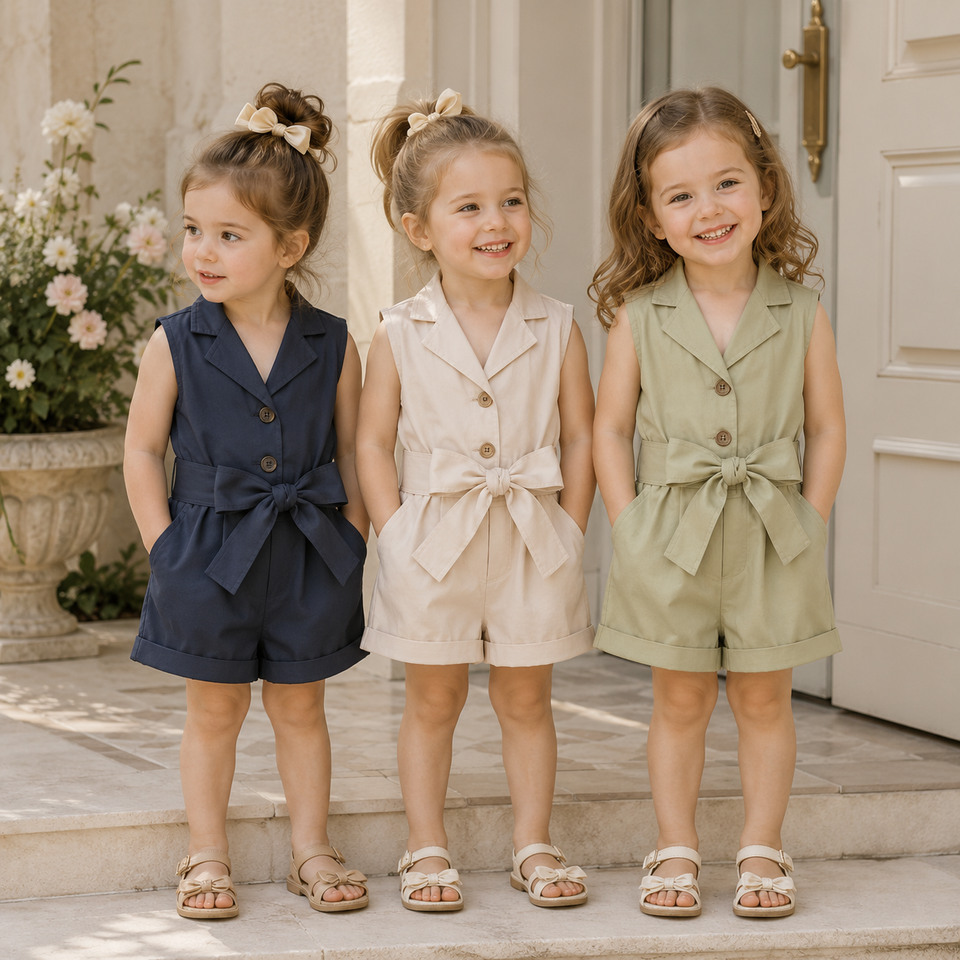 LittleLady – Elegant & Trends – Jumpsuit met Strik Tailleband