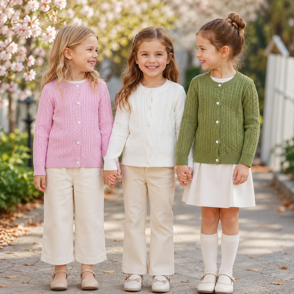 CozyBelle – Elegant & Warm – Gebreid Vestje met Knopen