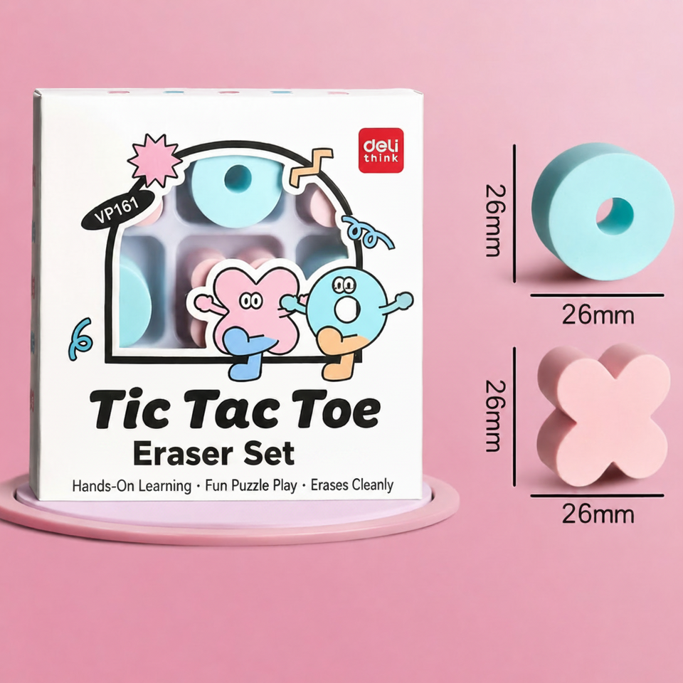 TicFun – Schattig & Praktisch – Boter-kaas-en-eieren Gum Set