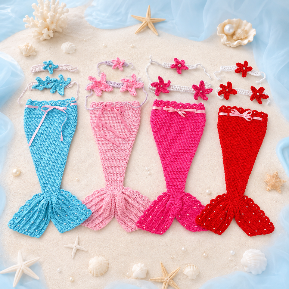 OceanPrincess – Betoverend & Comfortabel – Baby Zeemeermin Set