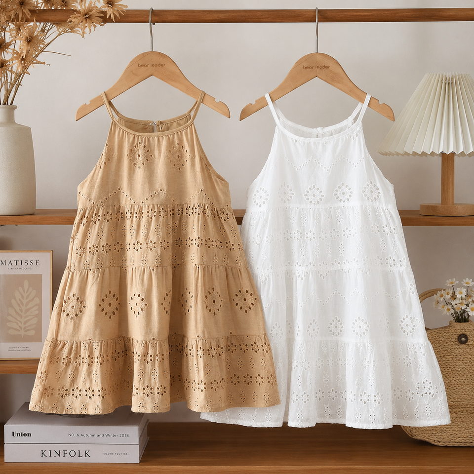 BohoBelle – Elegant & Comfortabel – Jurk met Broderie Details