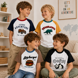 StreetBoy – Stoer & Comfortabel – Kinder T-shirt met Raglan Mouwen en Print