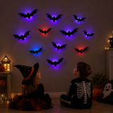 SpookyGlow – Griezelig & Sfeervol – Halloween Vleermuis LED Wanddecoratie