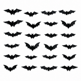 SpookyGlow – Griezelig & Sfeervol – Halloween Vleermuis LED Wanddecoratie