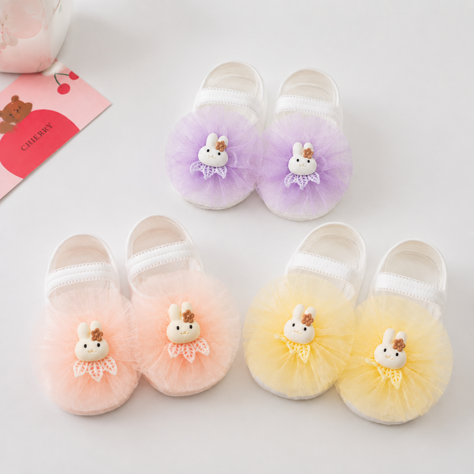 SweetFeet – Zacht & Schattig – Baby Sokken met Bloemen en Kanten