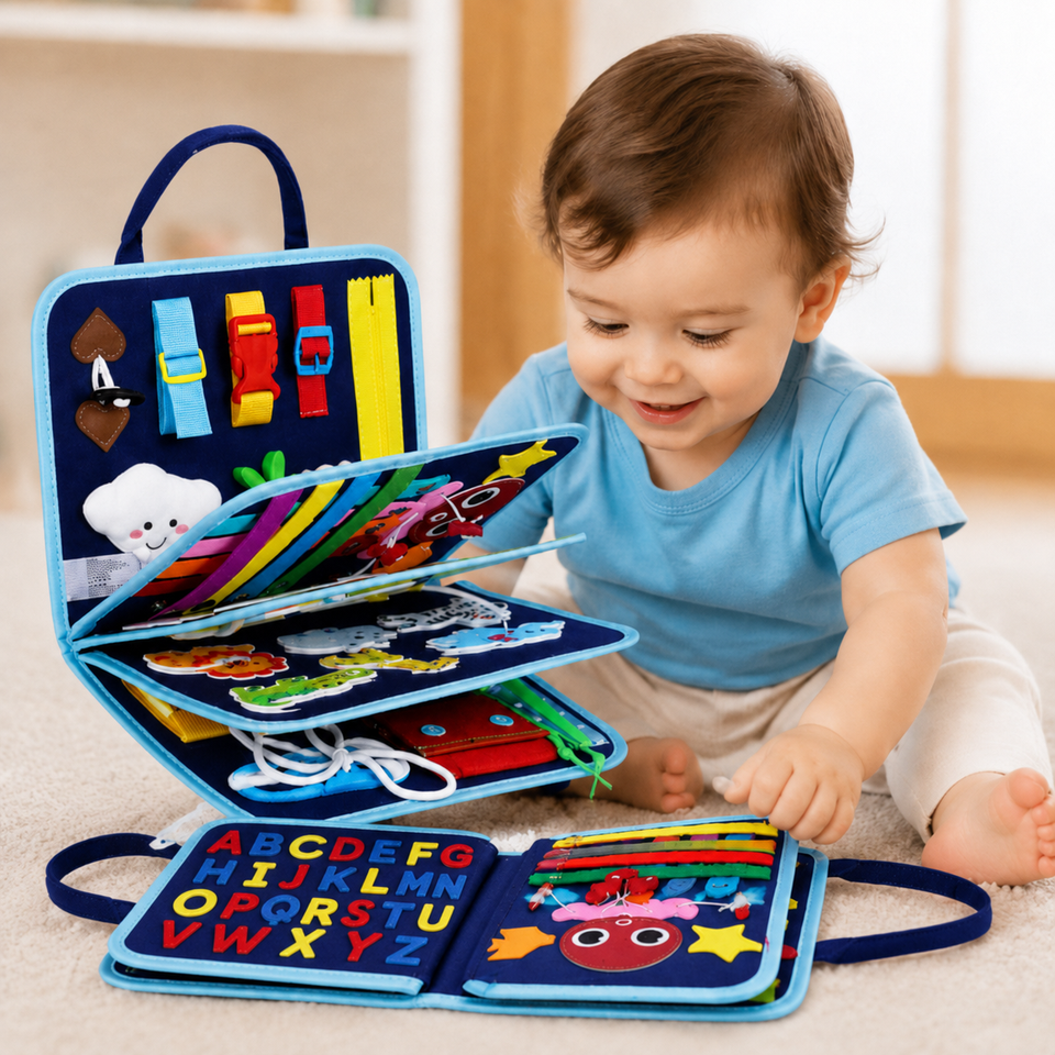 7-in-1 Busy Board – Motoriek & Leren – Activiteiten Bord