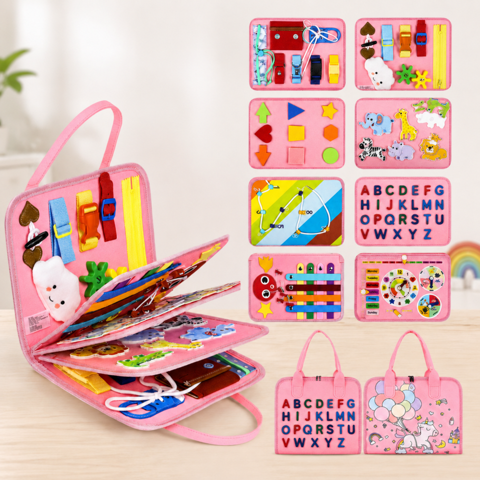 7-in-1 Busy Board – Motoriek & Leren – Activiteiten Bord