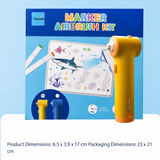 PaintBuddy – Creatief & Educatief – Draagbare Airbrush Tekenset