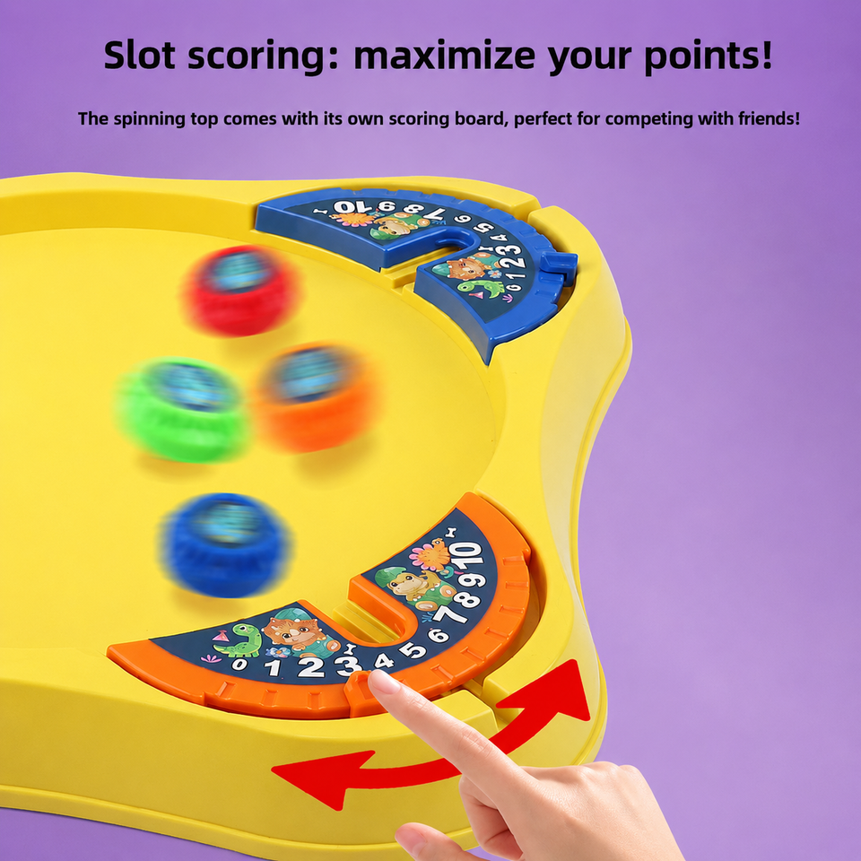 SpinArena – Actief & Interactief – Trekkoord Draaitol Speelset
