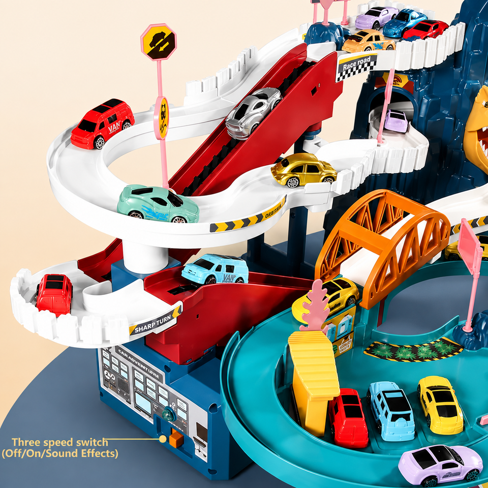 AutoWorld – Educatief & Interactief – Elektrische Parkeergarage Speelset