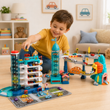 AutoWorld – Educatief & Interactief – Elektrische Parkeergarage Speelset