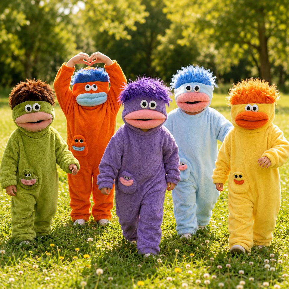 LittleMonster – Comfortabel & Schattig – Kinder Onesie met Grappig Monsterontwerp
