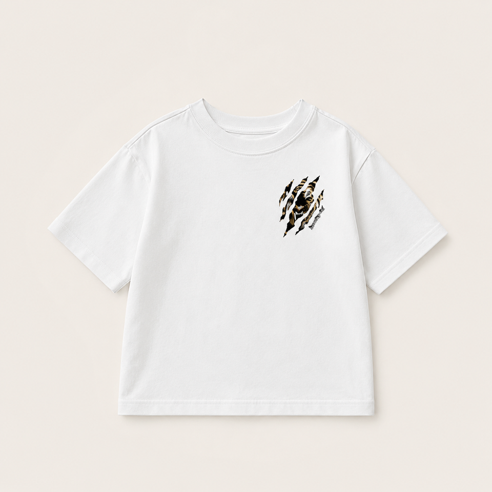 WildRoar – Fun & Casual – Kinder T-shirt met Tijgerprint