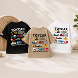 PlayCars – Dagelijkse kleding & Zacht – Kinderkleding Met Auto Print