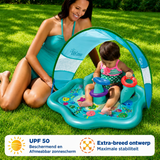 SplashPlay – Veilig & Leuk – Baby Zwembad met Zonnescherm