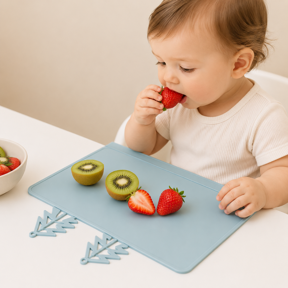 BabySafe – Praktisch & Hygiënisch – Siliconen Placemat met Opstaande Rand