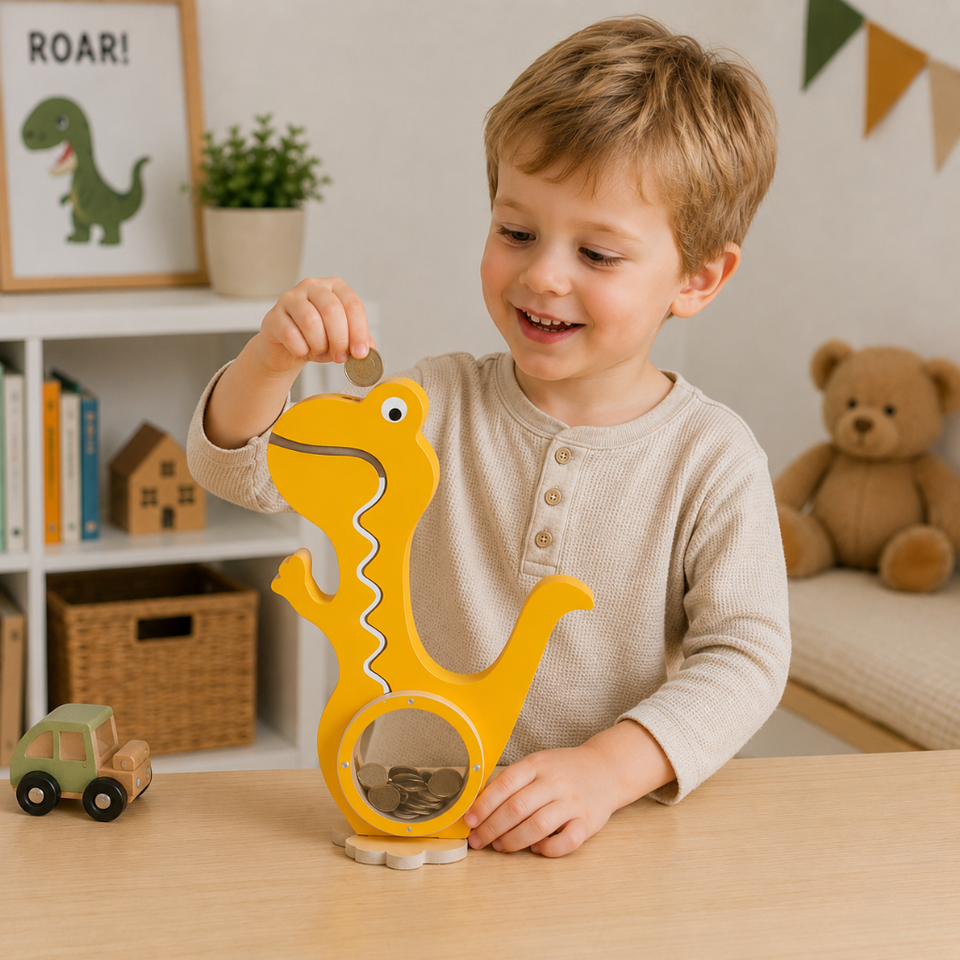 DinoSave – Schattig & Praktisch – Dinosauris Spaarpot