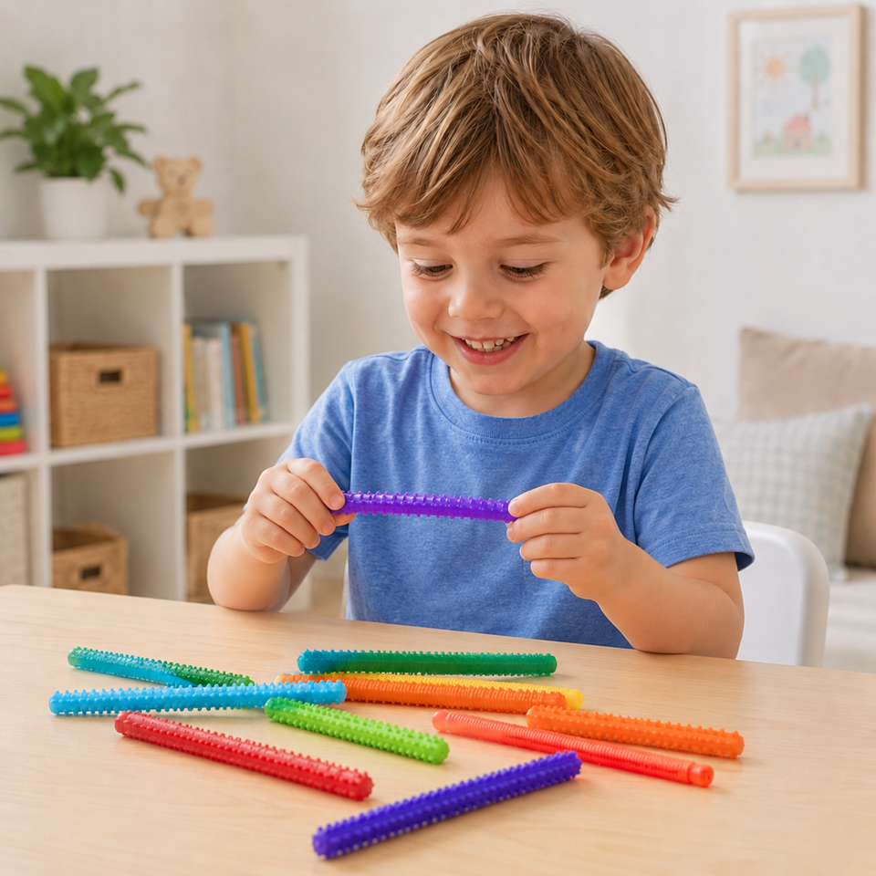 SensoryFlex – Rustgevend & Interactief – Sensorische Fidget Sticks
