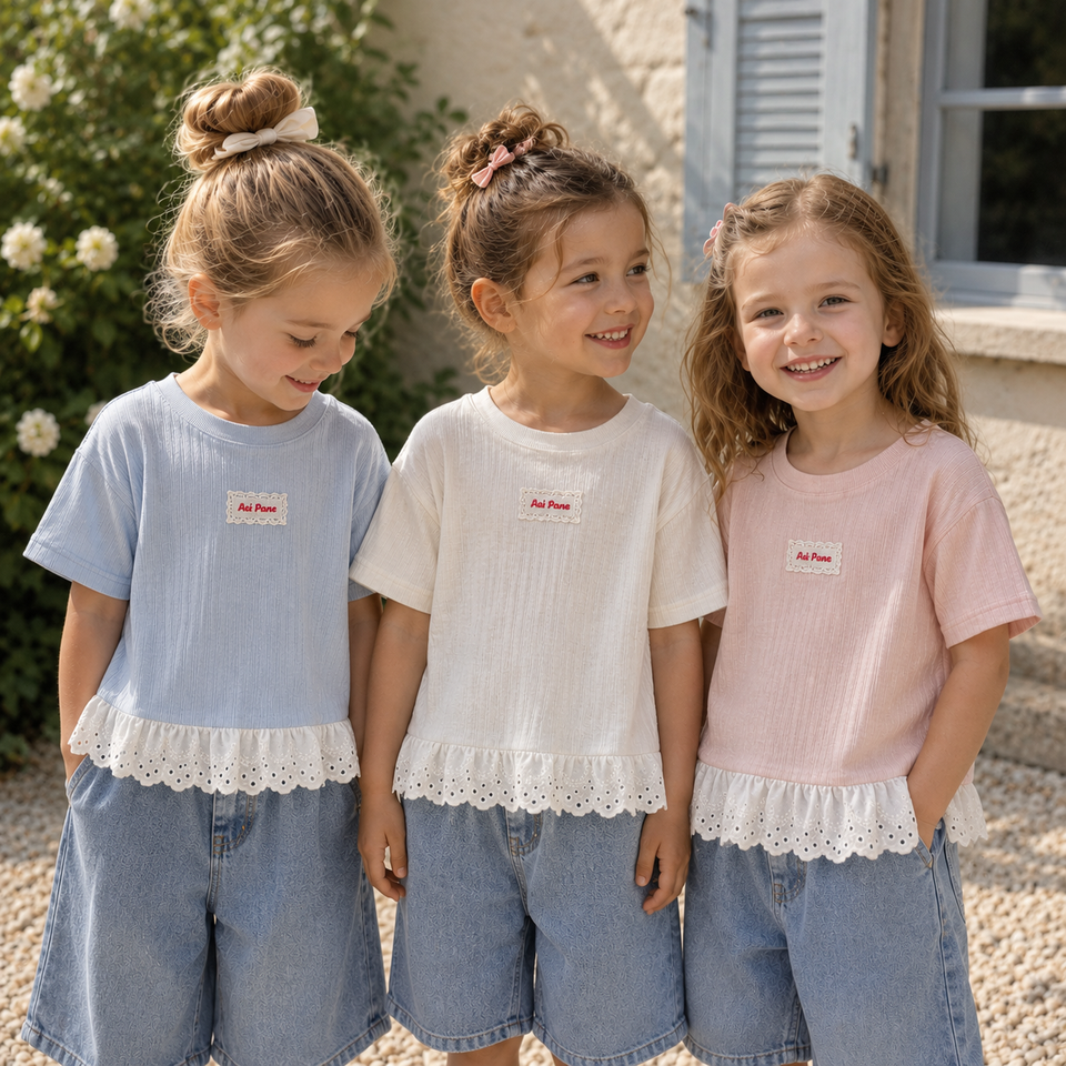 Polo Premium – Zacht & Schattig – T-shirt met Kanten Rand