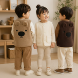 Baby Bear Fleece Vest – Warm & Zacht – Kinder Beer Vest
