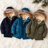 CozyTrend – Elegant & Warm – Parka Winterjas met Bontkraag