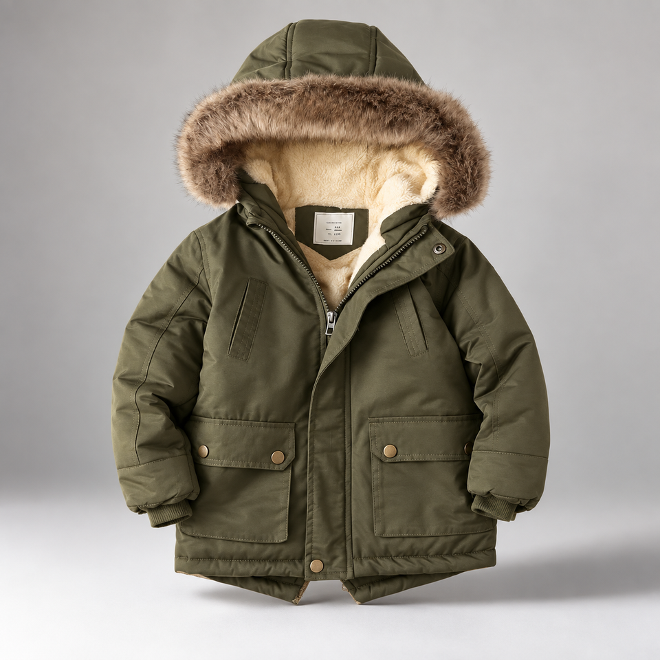 CozyTrend – Elegant & Warm – Parka Winterjas met Bontkraag