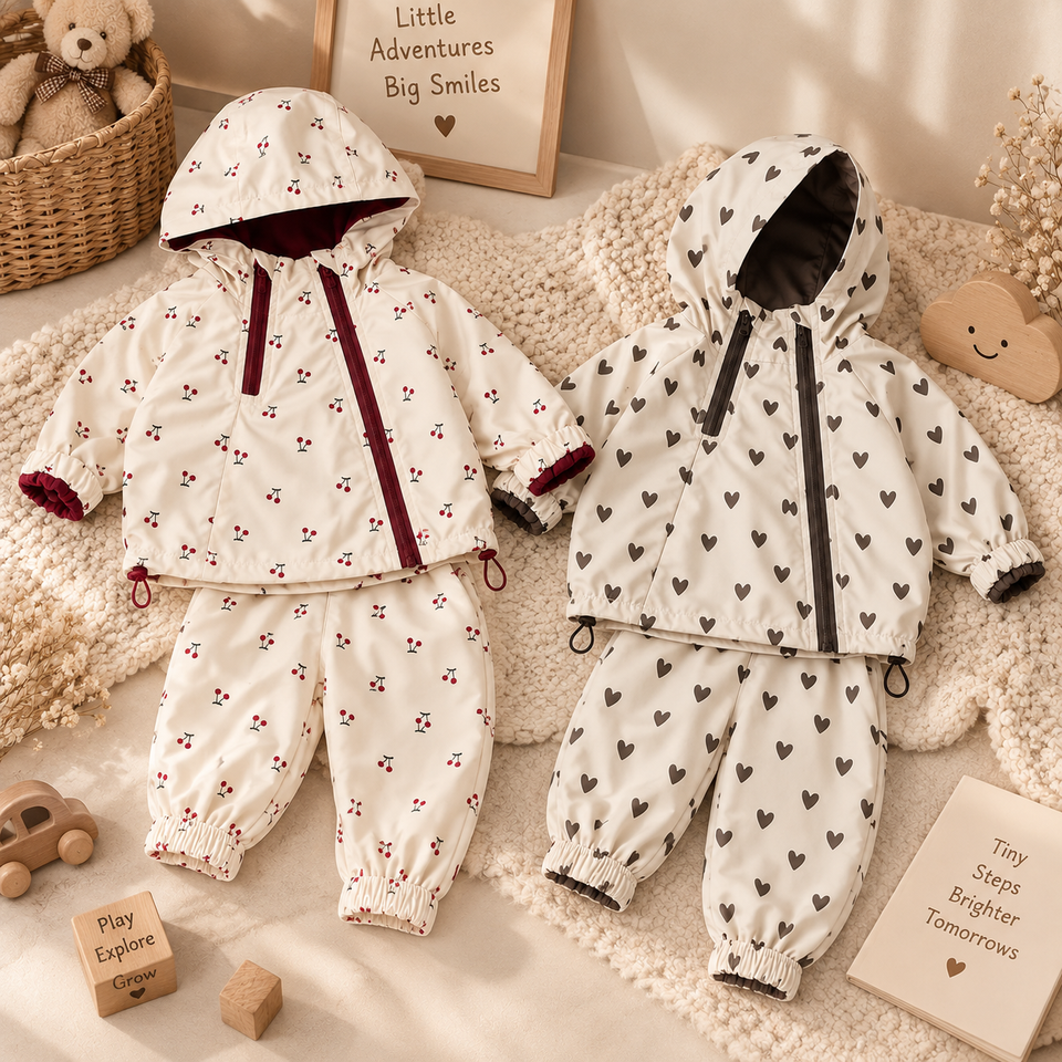 SoftBreeze – Winddicht & Comfortabel – Kinder 2-Delige Set Jas en Broek