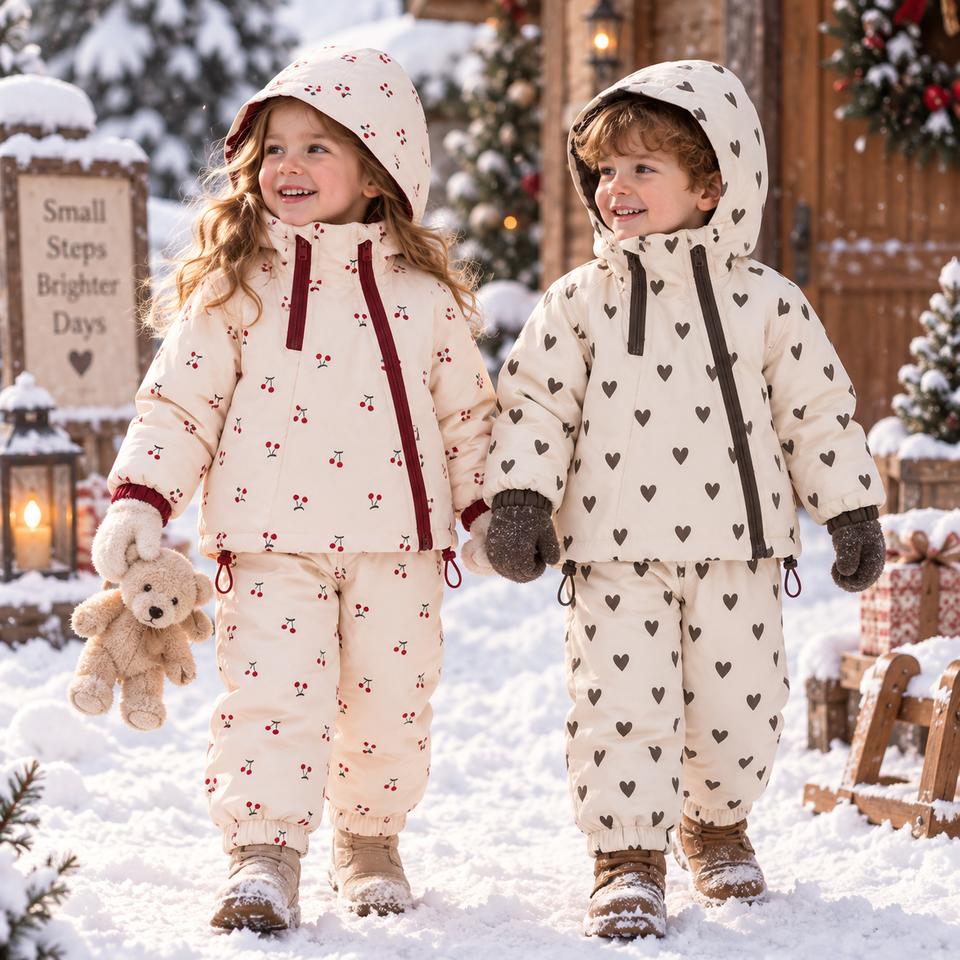 SoftBreeze – Winddicht & Comfortabel – Kinder 2-Delige Set Jas en Broek