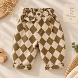 RetroBloom – Comfortabel & Speels – Kinderbroek met Argylepatroon