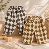 RetroBloom – Comfortabel & Speels – Kinderbroek met Argylepatroon