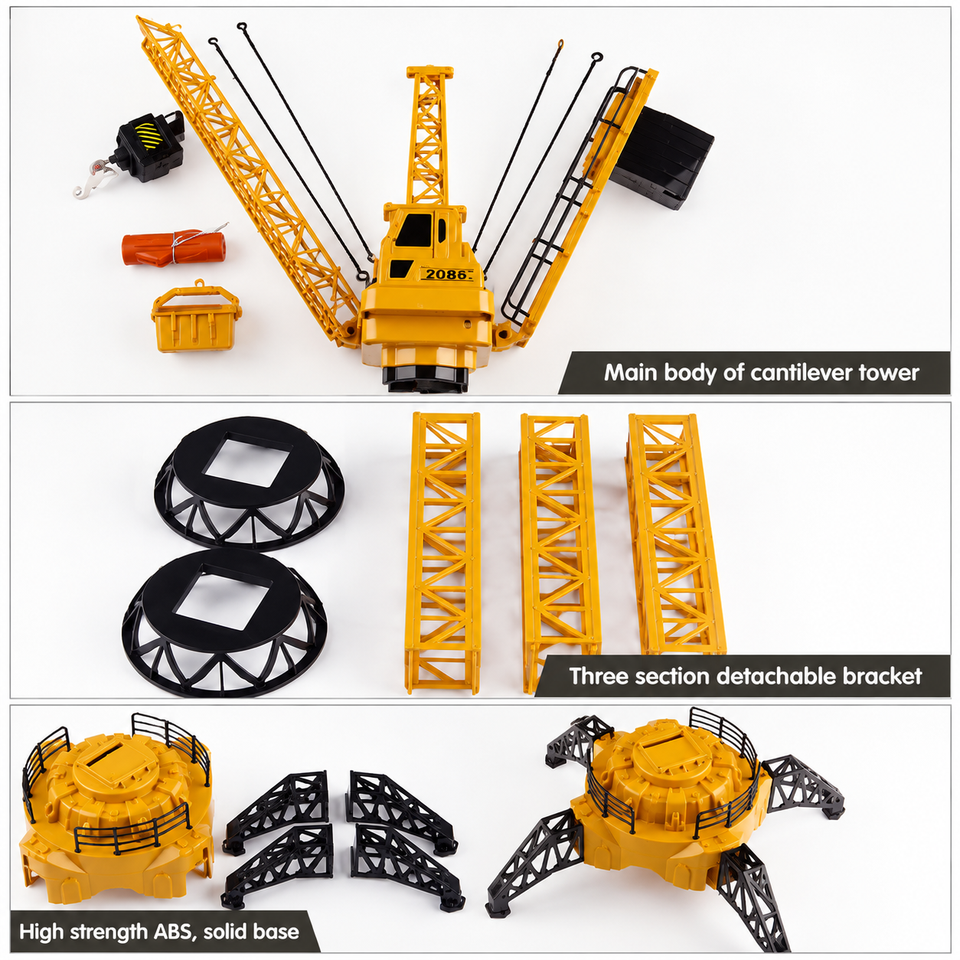 CranePro – Interactief & Realistisch – RC Torenkraan Speelgoed