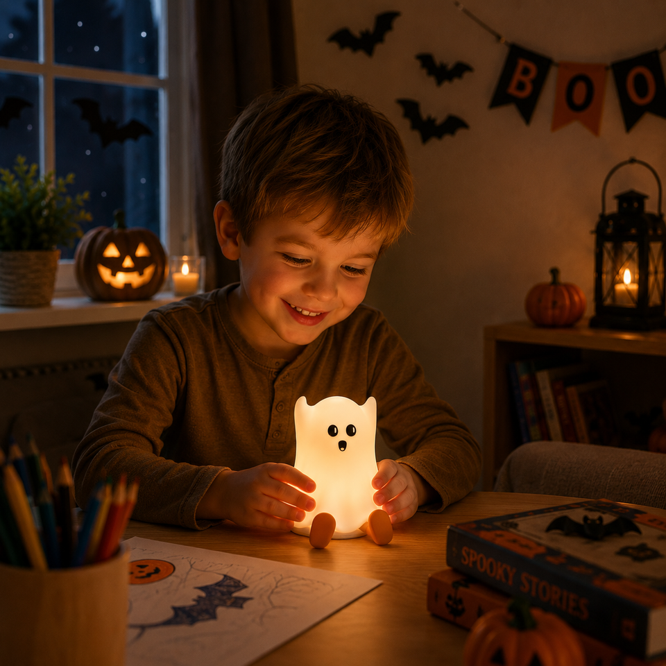 SpookyGlow – Schattig & Sfeervol – Halloween Nachtlampje