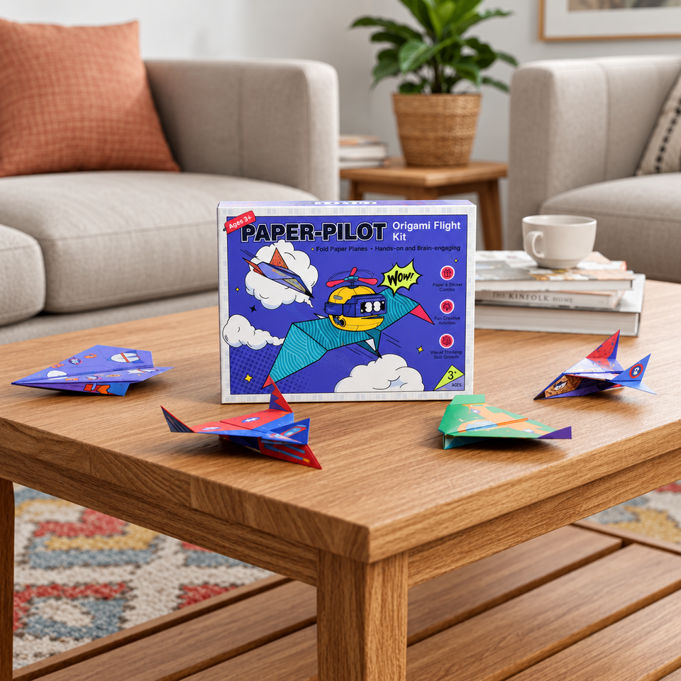 PaperFly – Creatief & Leerzaam – Origami Vliegtuigjes Set