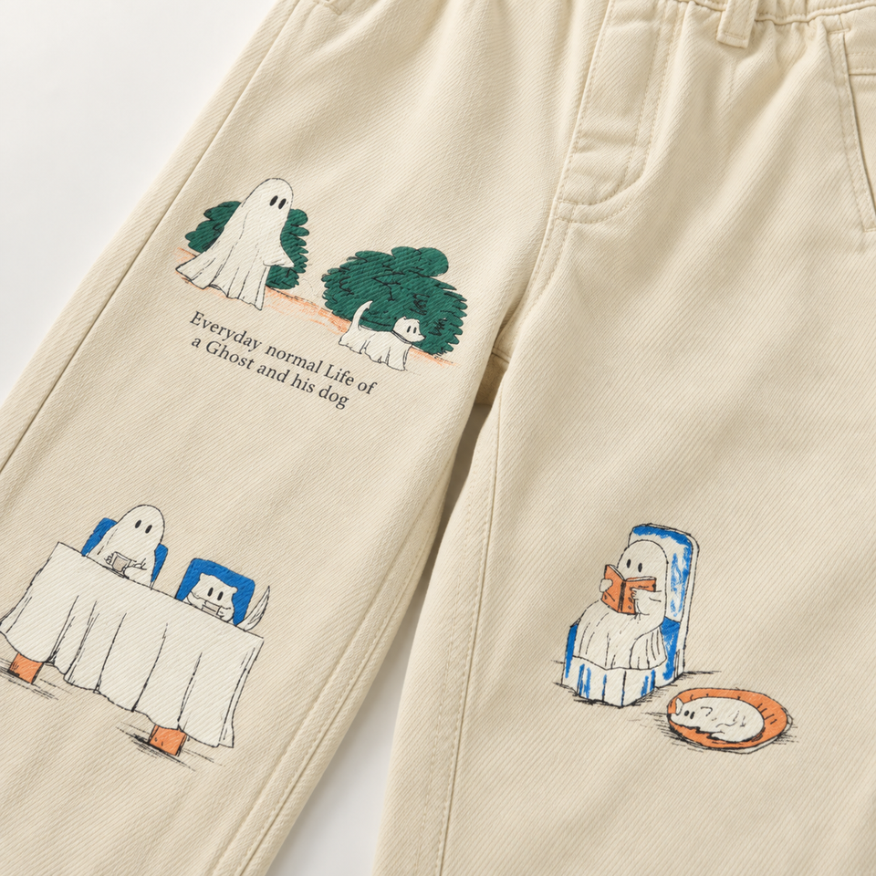 TrendStyle – Trendy & Comfortabel – Kinderbroek Jogging-Denim Stijl