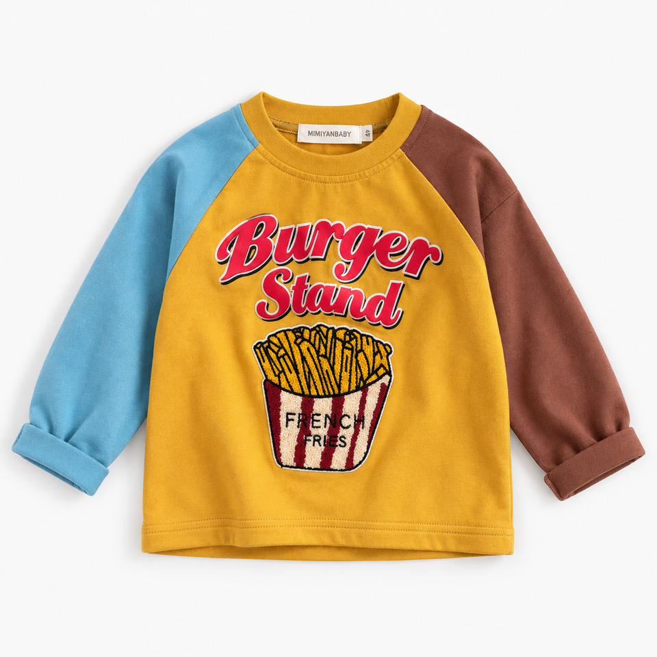 LittleRetro – Stoer & Trendy – Kinder Longsleeve met Grafische Print