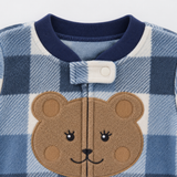 WarmBuddy – Schattig & Zacht – Baby Jumpsuit van Fleece met Cartoonprint