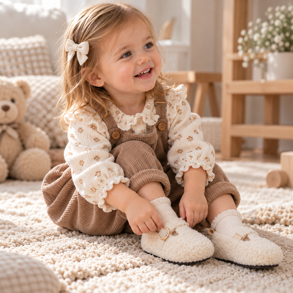 WarmSteps – Comfortabel & Knus – Pluche Winter Schoentjes voor Kinderen