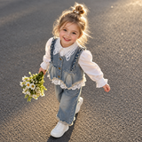 DenimBelle – Trendy & Schattig – 3-Delige Kinder Set met Denim