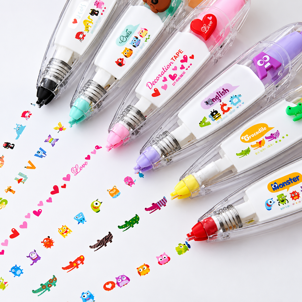 DoodleTape – Decoratieve Tape Roller voor Journaling & Knutselen