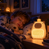 CappyClock – Schattig & Multifunctioneel – Digitale Kinderwekker met Nachtlampje