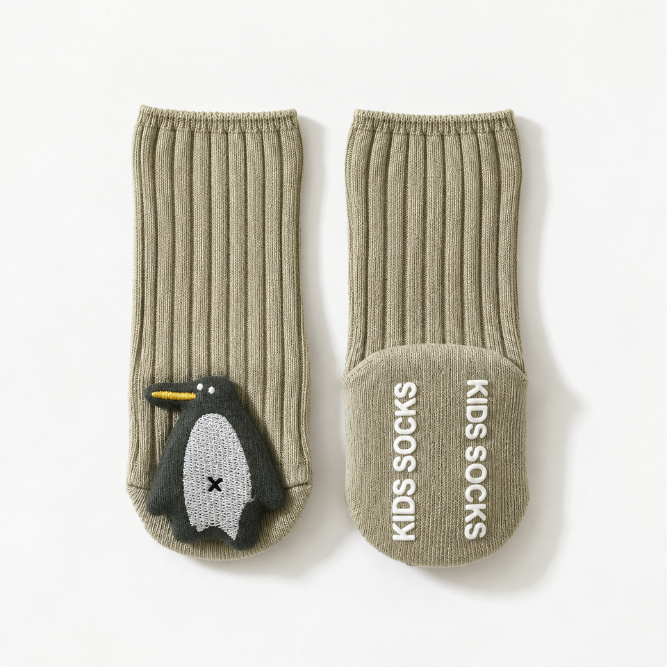 Mini Fashion™ - Gemakkelijk omslaan - Hoog/laag Anti-slip Sokken