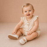 PrincessLace – Elegant & Schattig – Baby Schoentjes met Kant en Klittenbandsluiting