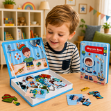 MagniPlay – Educatief & Creatief – Magnetisch Puzzelboek