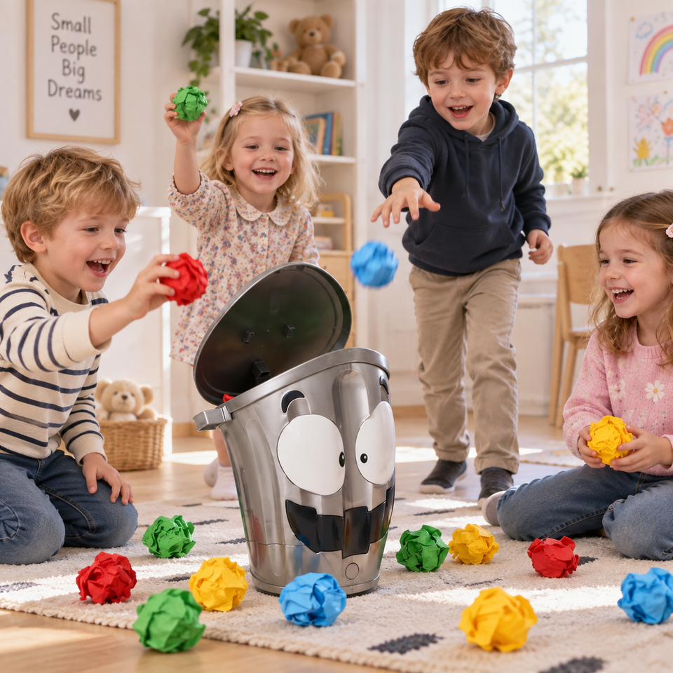 TrashDash – Interactief & Grappig – Elektronisch Prullenbak Spel
